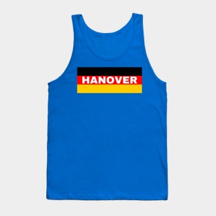 Hanover City in German Flag Tank Top